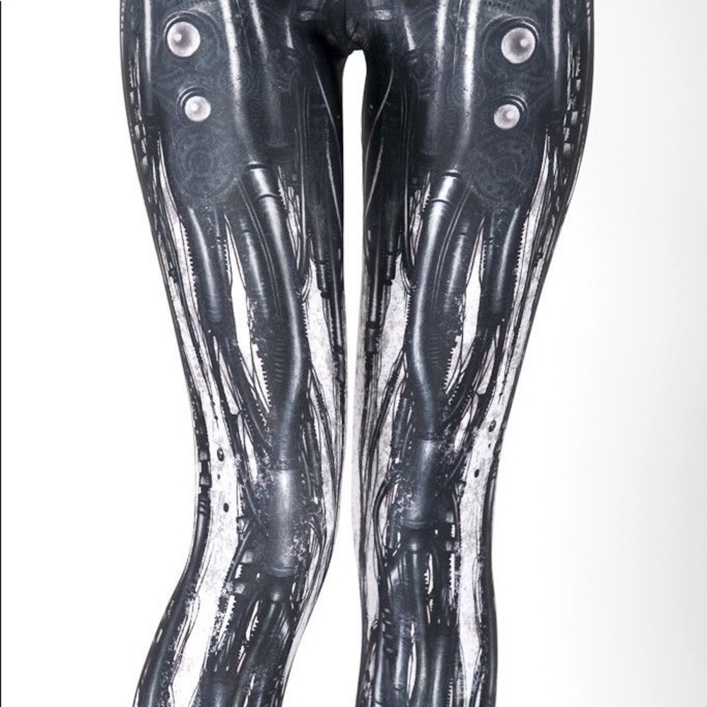 RARE!Like new!Museum Blackmilk mechanical leggings